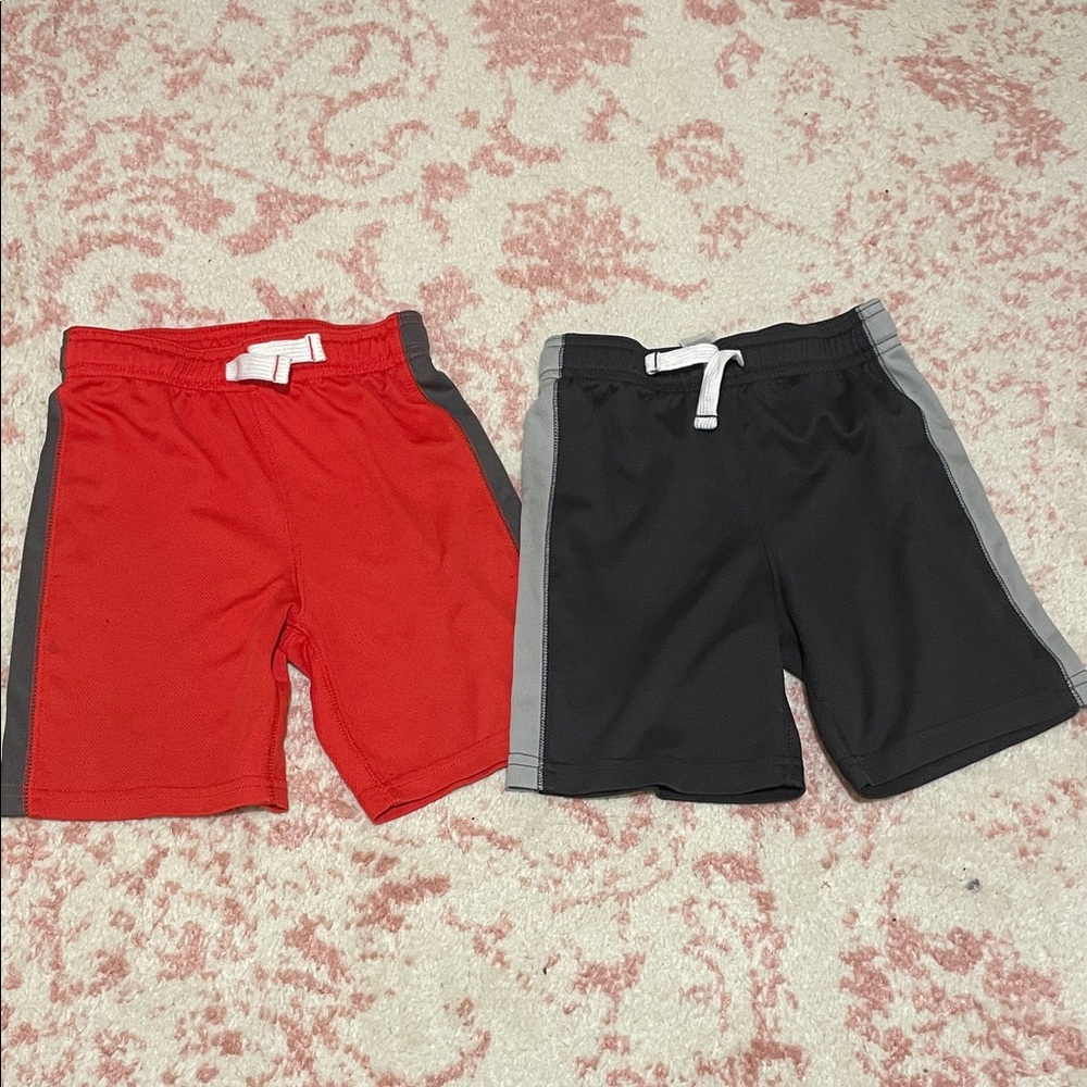Carter's Red and Black Kids Shorts Set